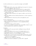 Argumentative Essay Checklist