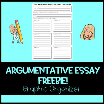 graphic organizer for an argumentative essay