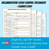 Argumentative Essay Graphic Organizer (One Opposing Claim)