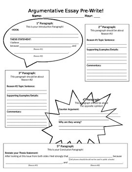 Graphic organizers for writing argumentative essays ielts