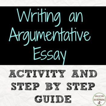 Preview of Argumentative Essay Writing for students