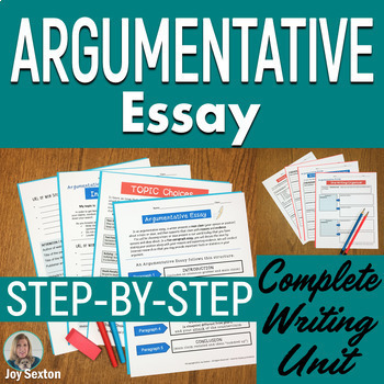 Preview of Argumentative Essay Middle School - Argument Writing (Standards-Aligned)