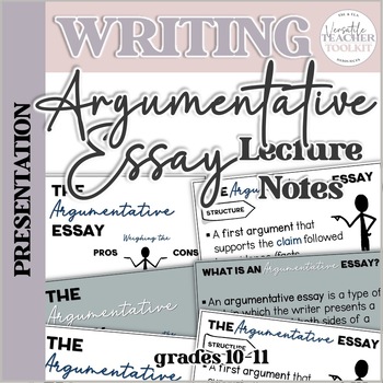 argumentative essay mini lesson