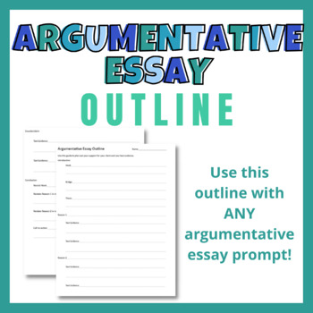 argumentative essay plan