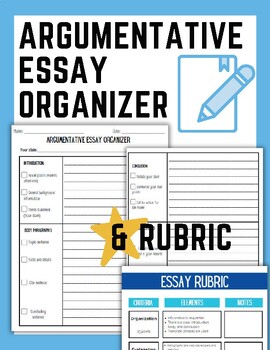 Preview of Argumentative Essay & Research Notes Graphic Organizer | Persuasive Writing