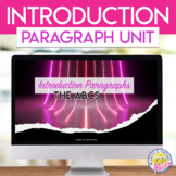 Scaffolded Argumentative Writing Introduction Paragraph Unit - Digital and Print