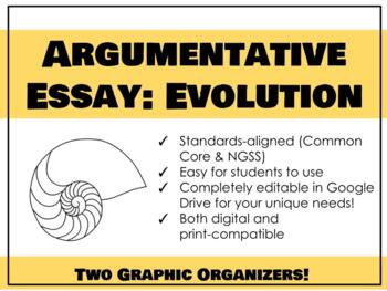 Preview of Argumentative Essay Template: Evidence for Evolution