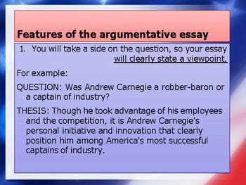 american history argumentative essay