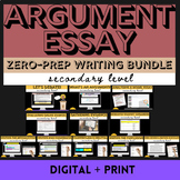 Argumentative Essay Writing BUNDLE Step by Step Complete L