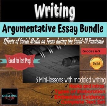 Preview of Argumentative Essay Writing Bundle