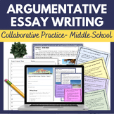 Argumentative Essay Writing Collaborative Activity | Printable and Digital