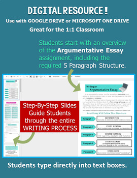 steps to write an argumentative essay google