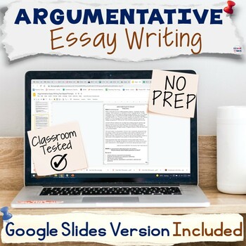 Argumentative Essay Writing Prompts: Text Based Activities, Rubric ...