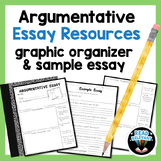 Persuasive Essay Writing Graphic Organizer + Sample Essay 