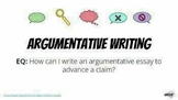 Argumentative Essays Notes - Elements of Argument and Stru