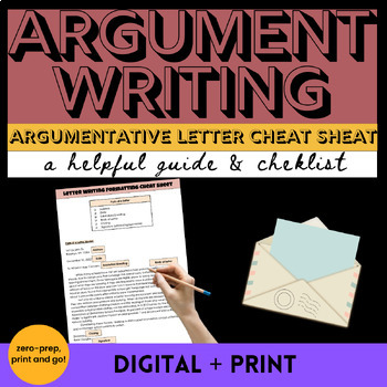 argumentative essay cheat sheet