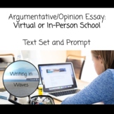 Argumentative/Opinion Essay: Virtual or In-Person School T