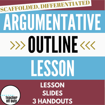 Preview of Argumentative Outline