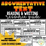Argumentative Text - Reading Analysis & Writing - Distance