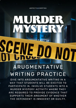Preview of Argumentative Practice - Murder Mystery TRIALS