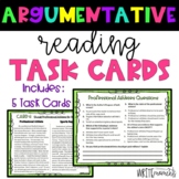 Argumentative Reading Task Cards