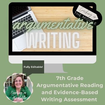 Preview of 7th Grade TikTok Argumentative Reading and Evidence-Based Writing Assessment