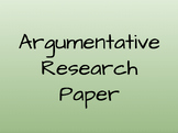 Argumentative Research Paper