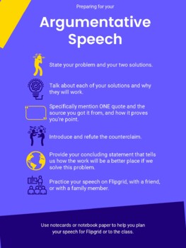 Preview of Argumentative Speech Guide