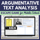 Argumentative Text Analysis Digital ESCAPE Game