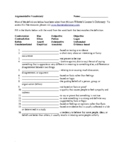 Argumentative Vocabulary Worksheet and Word Search (4 vers