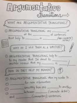 Preview of Argumentative Writing-Argumentative Transitions
