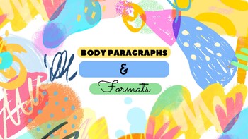 Preview of Argumentative Writing Body Paragraph & Format PDF