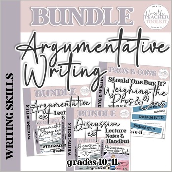 Preview of Argumentative Writing Bundle