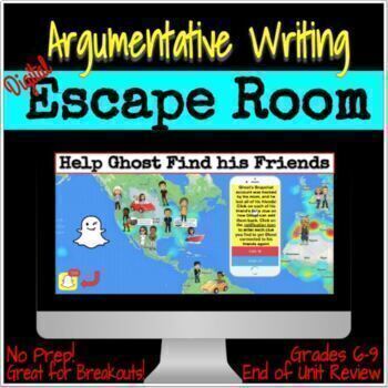 Preview of Argumentative Writing Escape Room