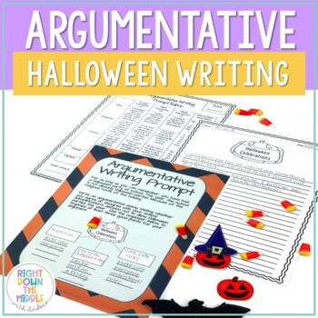 Preview of Argumentative Writing: Halloween Writing for Middle and High School