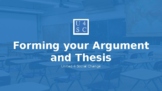 Argumentative Writing - Level 1 - Lesson 2: Forming your A