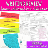Argumentative Writing / Literary Essay Review Stations