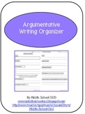Argumentative Writing Organizer