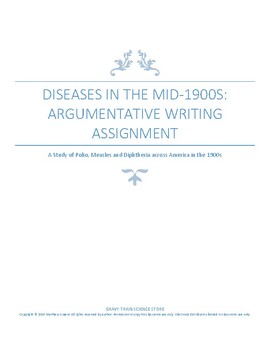 Preview of Argumentative Writing Prompt – Diseases in the Mid-1900s