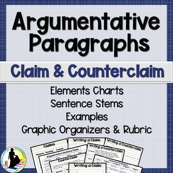 Preview of Argumentative Writing Resource | Claim Counterclaim | Rubric