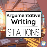 Argumentative Writing Stations - Thesis Statements, Claims