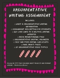 Argumentative Writing Student Packet