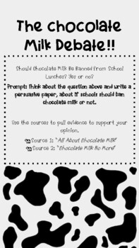 chocolate milk at school argumentative essay