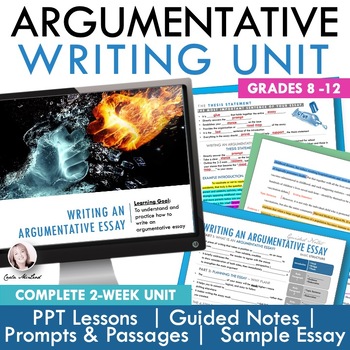 Preview of Argumentative Writing  - Argument Writing Unit for High School - Essay Writing