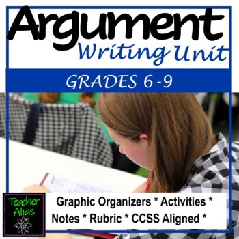 Preview of Argumentative Writing Unit - Writers Workshop - Printable and Digital Version