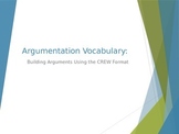 Argumentative Writing Vocabulary: Building an Argument Usi