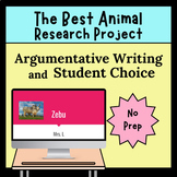 Argumentative Writing and Presentation Project | End of Ye