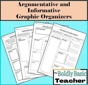 informative essay graphic organizers