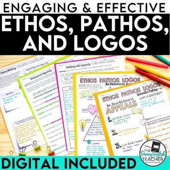 Preview of Ethos, Pathos, Logos - Rhetorical Appeals Analysis and Persuasive Language Unit