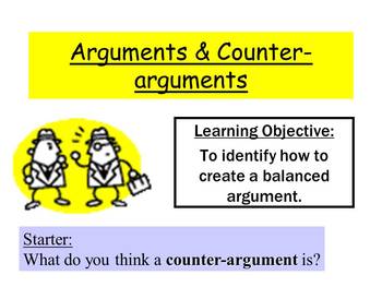 Preview of Arguments and counter-arguments